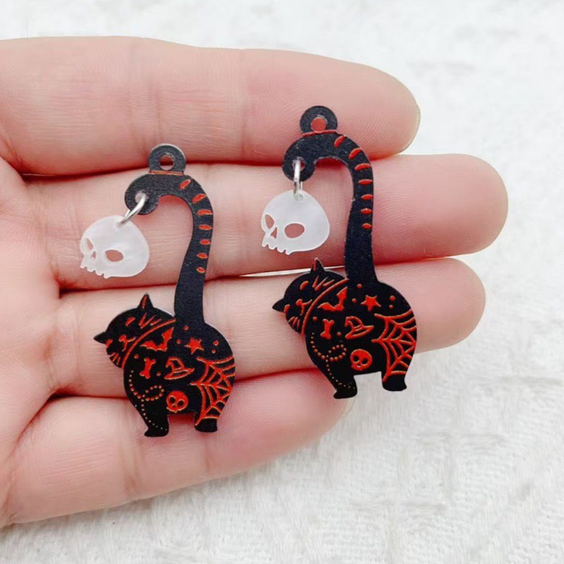 10pcs Halloween Acrylic Ghost  - Jewelry Making Diy 评论和价格