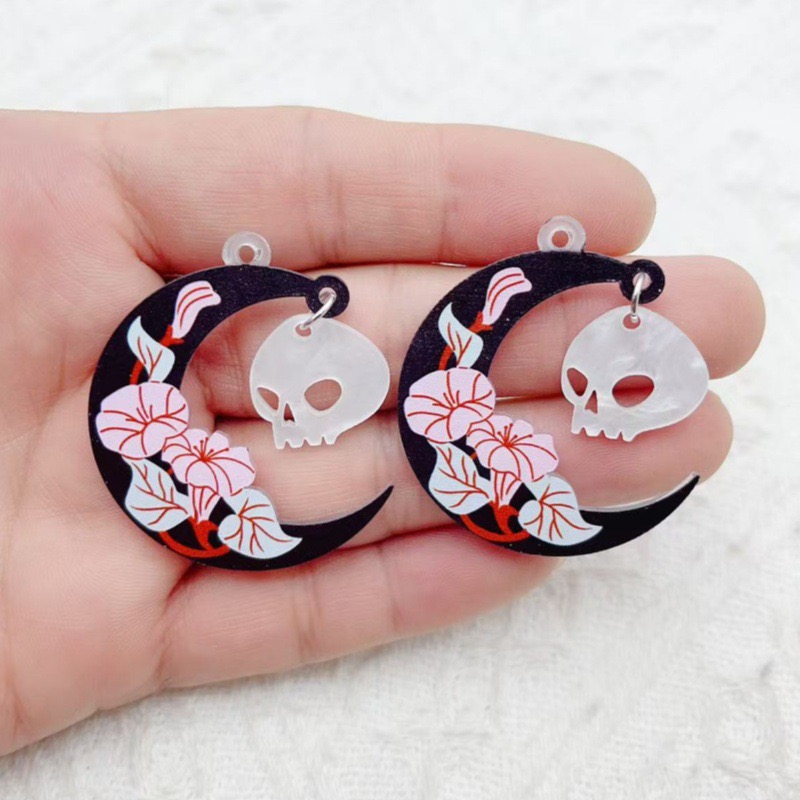 10pcs Halloween Acrylic Ghost  - Jewelry Making Diy 评论和价格