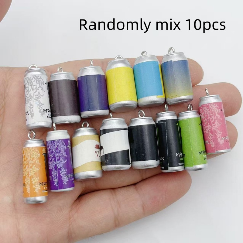 10Pcs Mini Simulation Beverage - Jewelry Making Diy 评论和价格
