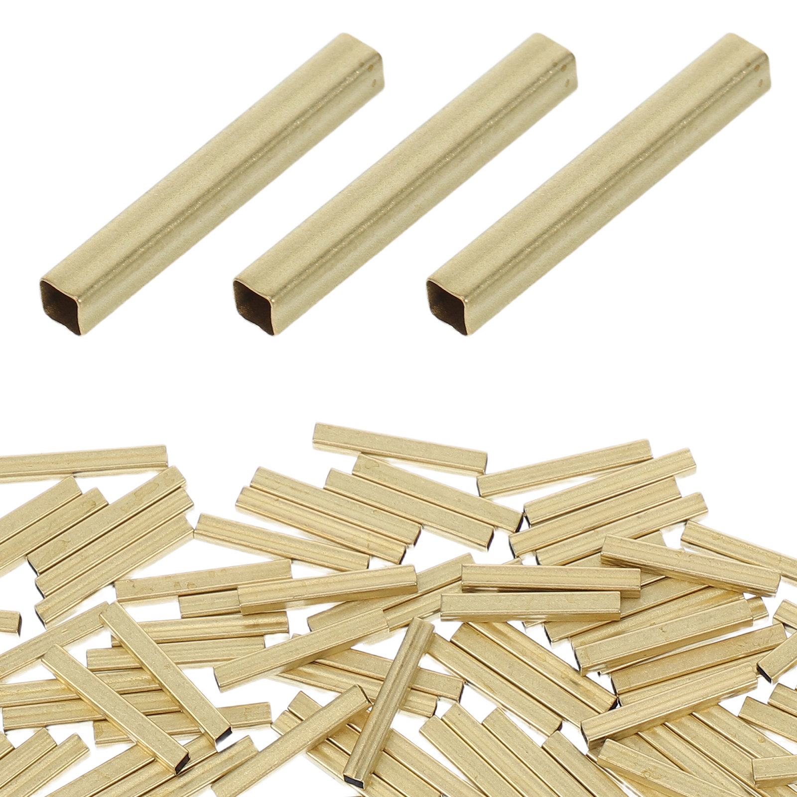 100Pcs Brass Tube Spacer Beads - Jewelry Making Youtube 评论和价格