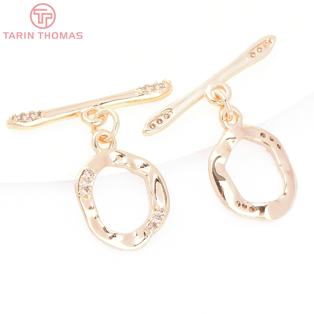 (8193) 4 Sets 24K Gold Color B - Toggle Clasp Gold 评论和价格