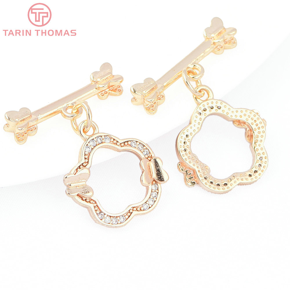 (8193) 4 Sets 24K Gold Color B - Toggle Clasp Gold 评论和价格