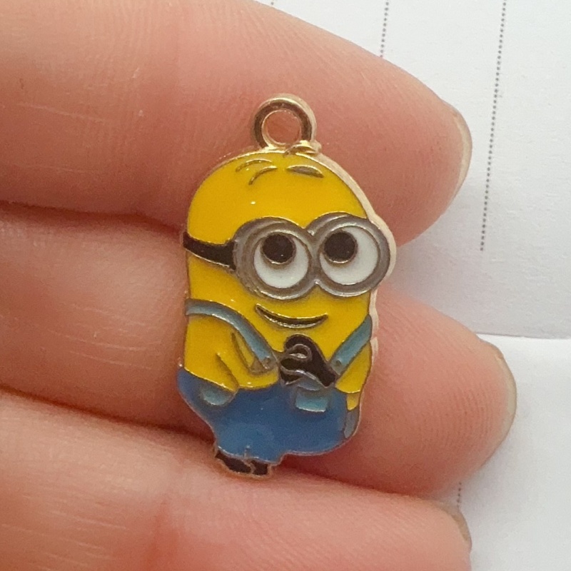 10pcs alloy drip oil cartoon p - Jewelry Making Diy 评论和价格