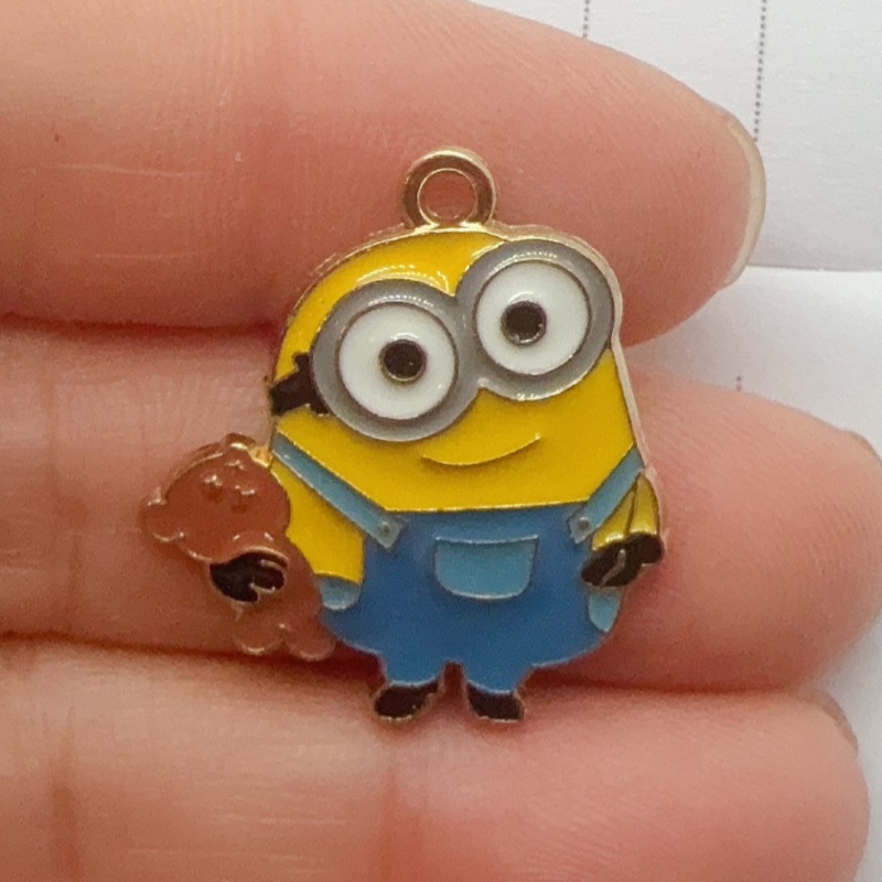 10pcs alloy drip oil cartoon p - Jewelry Making Diy 评论和价格