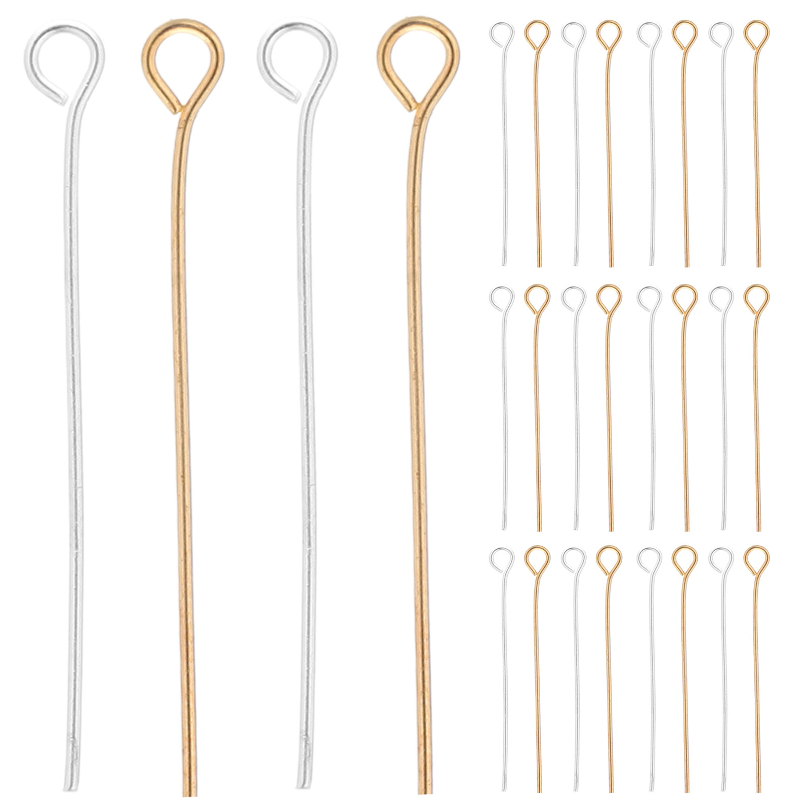 1200Pcs Straight Eye Pins Jewe - Jewelry Making Eye Pins 评论和价格