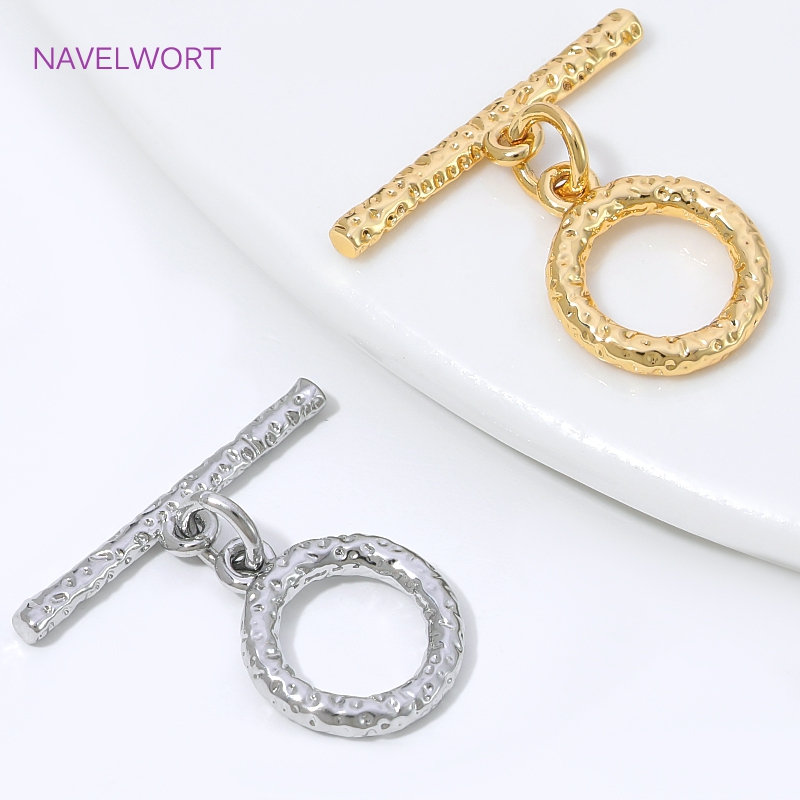 Brass Connector Clasps For Jew - Toggle Clasp Gold 评论和价格