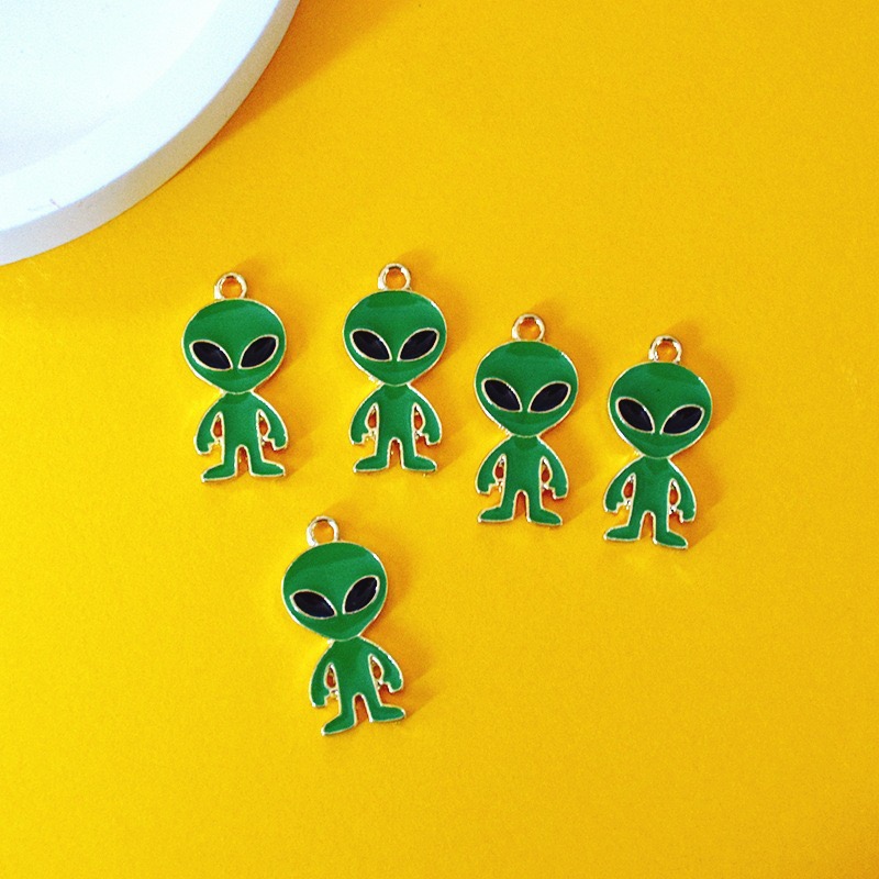 10pcs Simple Alien Alloy Drip  - Jewelry Making Diy 评论和价格