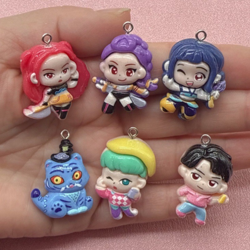 10pcs resin cartoon pendant, D - Jewelry Making Diy 评论和价格