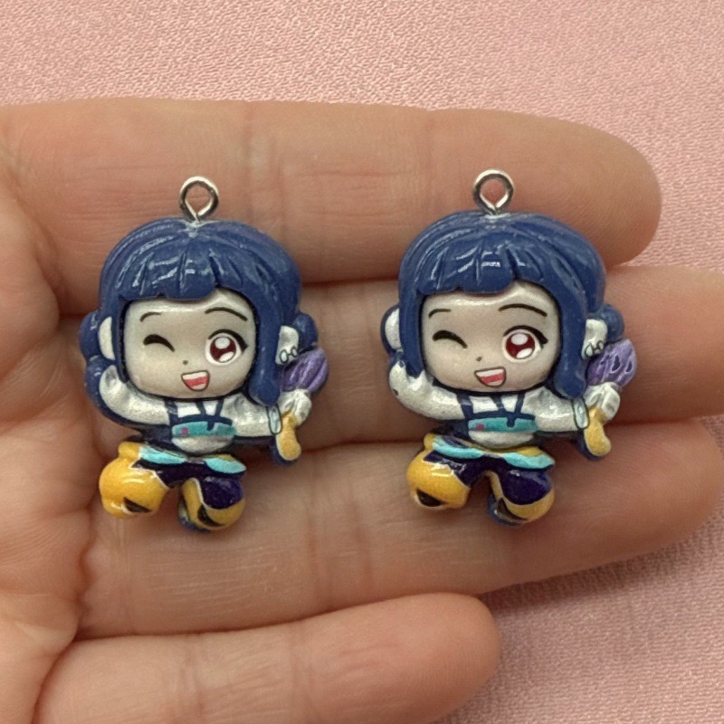 10pcs resin cartoon pendant, D - Jewelry Making Diy 评论和价格