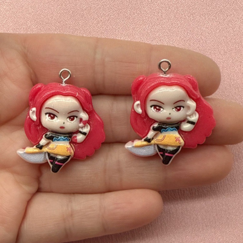 10pcs resin cartoon pendant, D - Jewelry Making Diy 评论和价格