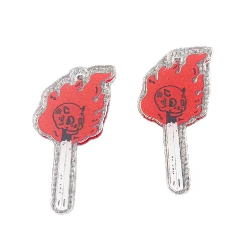10pcs acrylic skull pendant, D - Jewelry Making Diy 评论和价格