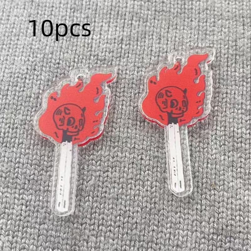 10pcs acrylic skull pendant, D - Jewelry Making Diy 评论和价格