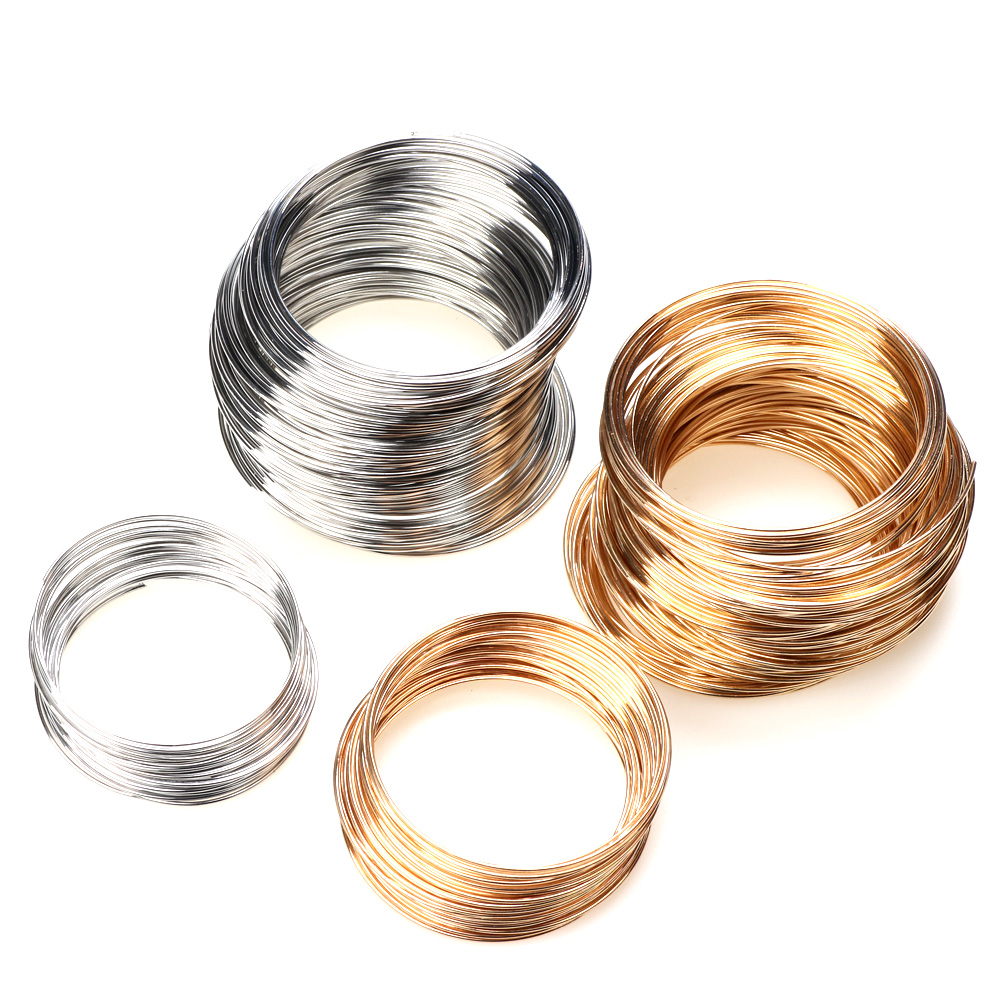 0.8MM 55/60MM Rhodium/KC Gold  - Memory Wire Bracelet 评论和价格