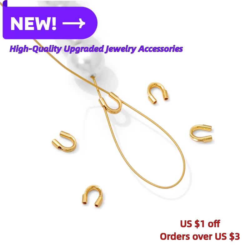 18K Gold Plated Protective End - Jewelry Making Gold Wire 评论和价格