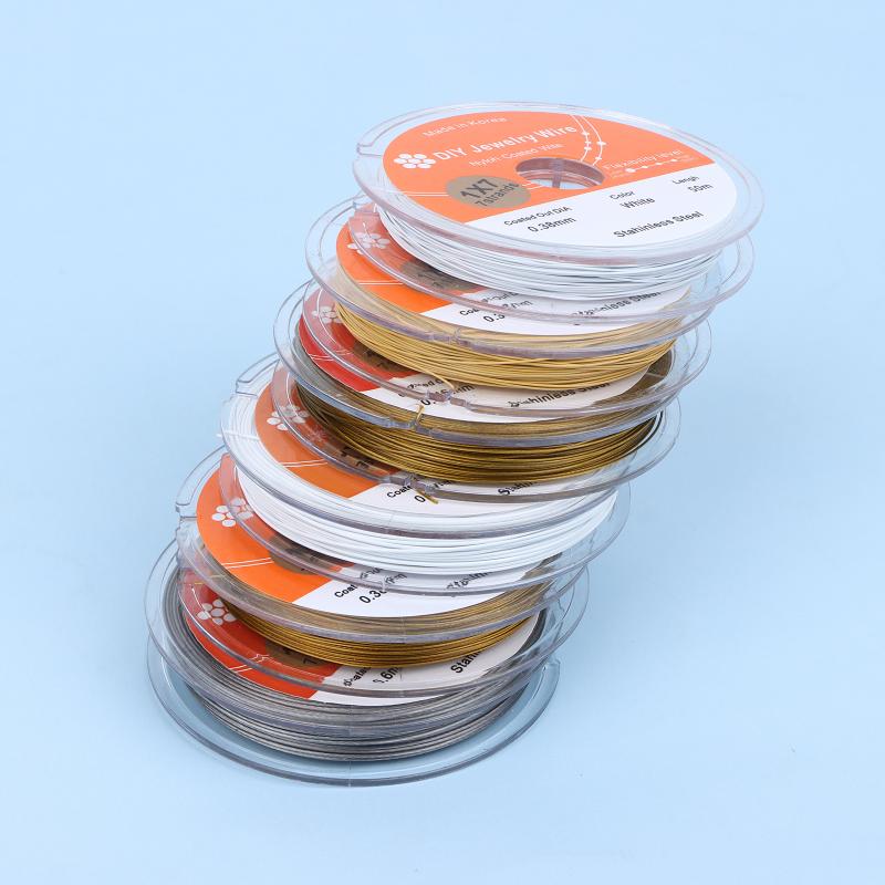50Meter Roll 0.3 0.38 0.5 0.6m - Jewelry Making Gold Wire 评论和价格