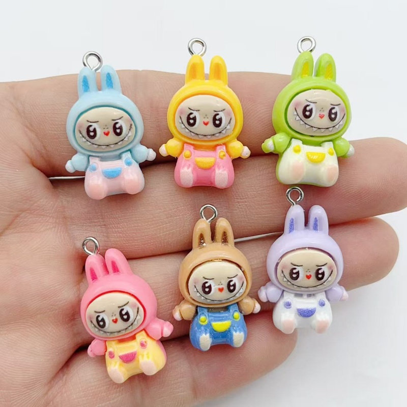 10Pcs Kawaii Rabbit Strawberry - Jewelry Making Diy 评论和价格