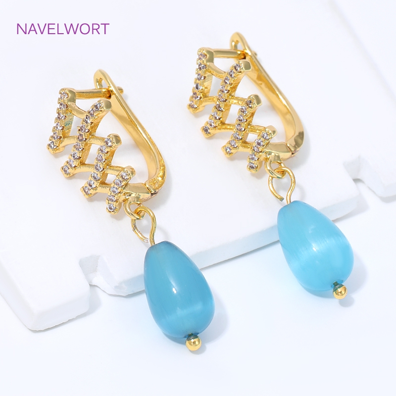 18K Gold Plated Fan Shape Flow - Jewelry Making Items 评论和价格