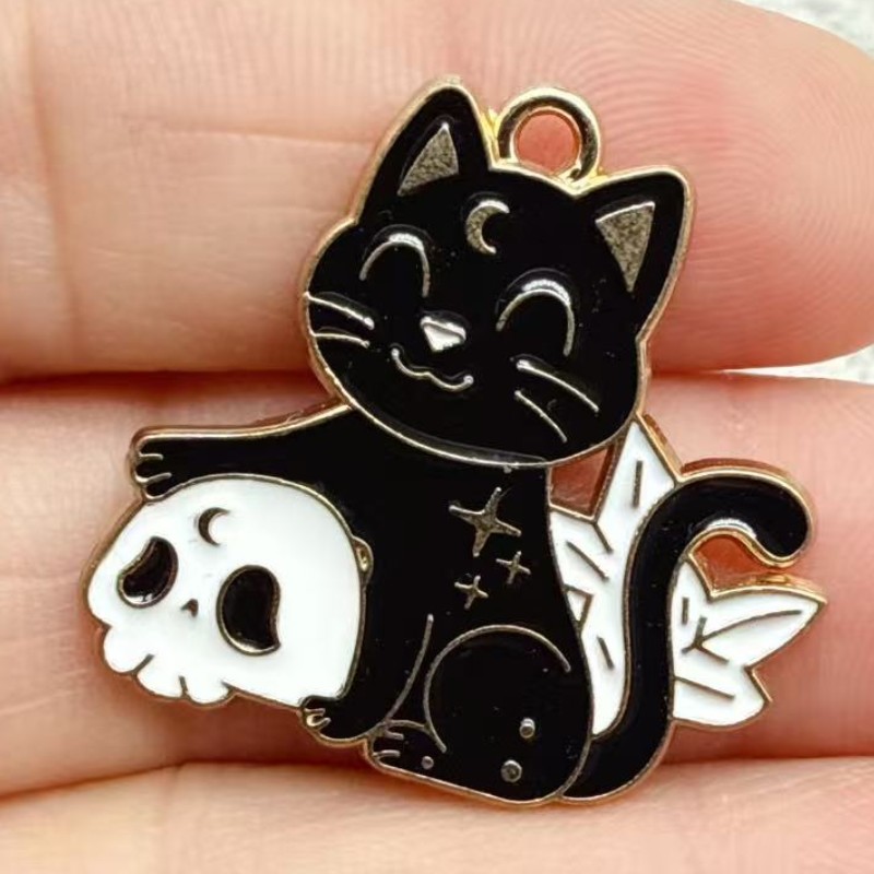 10pcs Original Alloy Enamel Bl - Jewelry Making Diy 评论和价格