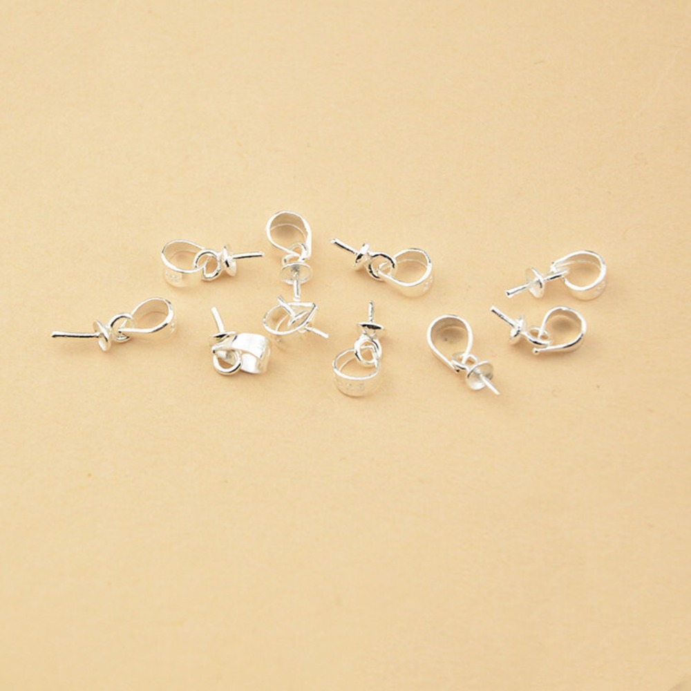 50PCS Silver plated Eye Pins P - Jewelry Making Eye Pins 评论和价格