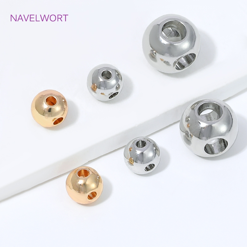KC Gold Plated 4 Holes Round S - Jewelry Making Items 评论和价格