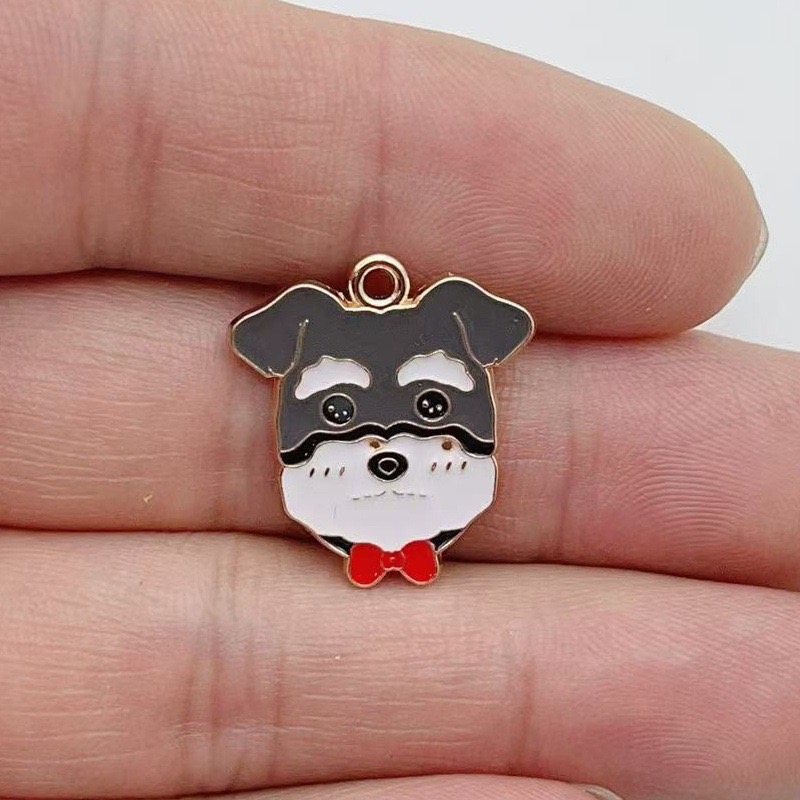 12pcs cartoon pet spotted dog  - Jewelry Making Diy 评论和价格
