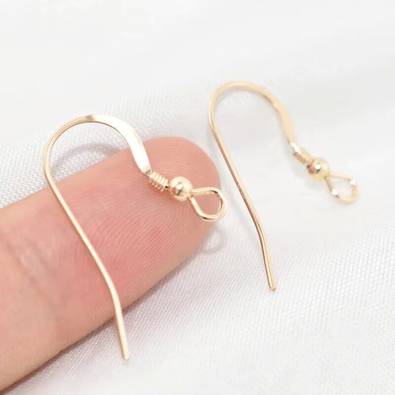 14K Gold Filled Ear Wire For D - Jewelry Making Gold Wire 评论和价格