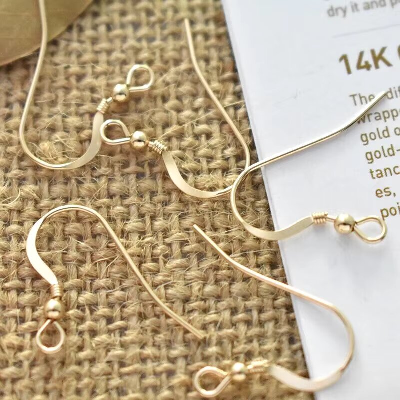 14K Gold Filled Ear Wire For D - Jewelry Making Gold Wire 评论和价格