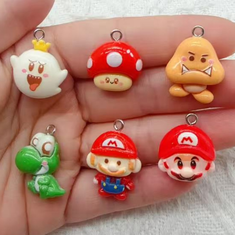 10pcs resin cartoon pendant, D - Jewelry Making Diy 评论和价格