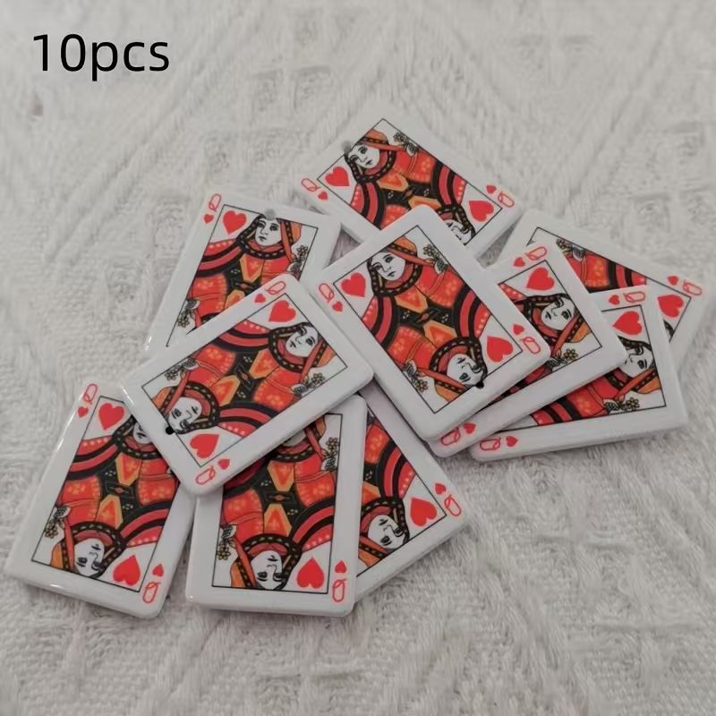 10pcs acrylic double-sided sim - Jewelry Making Diy 评论和价格