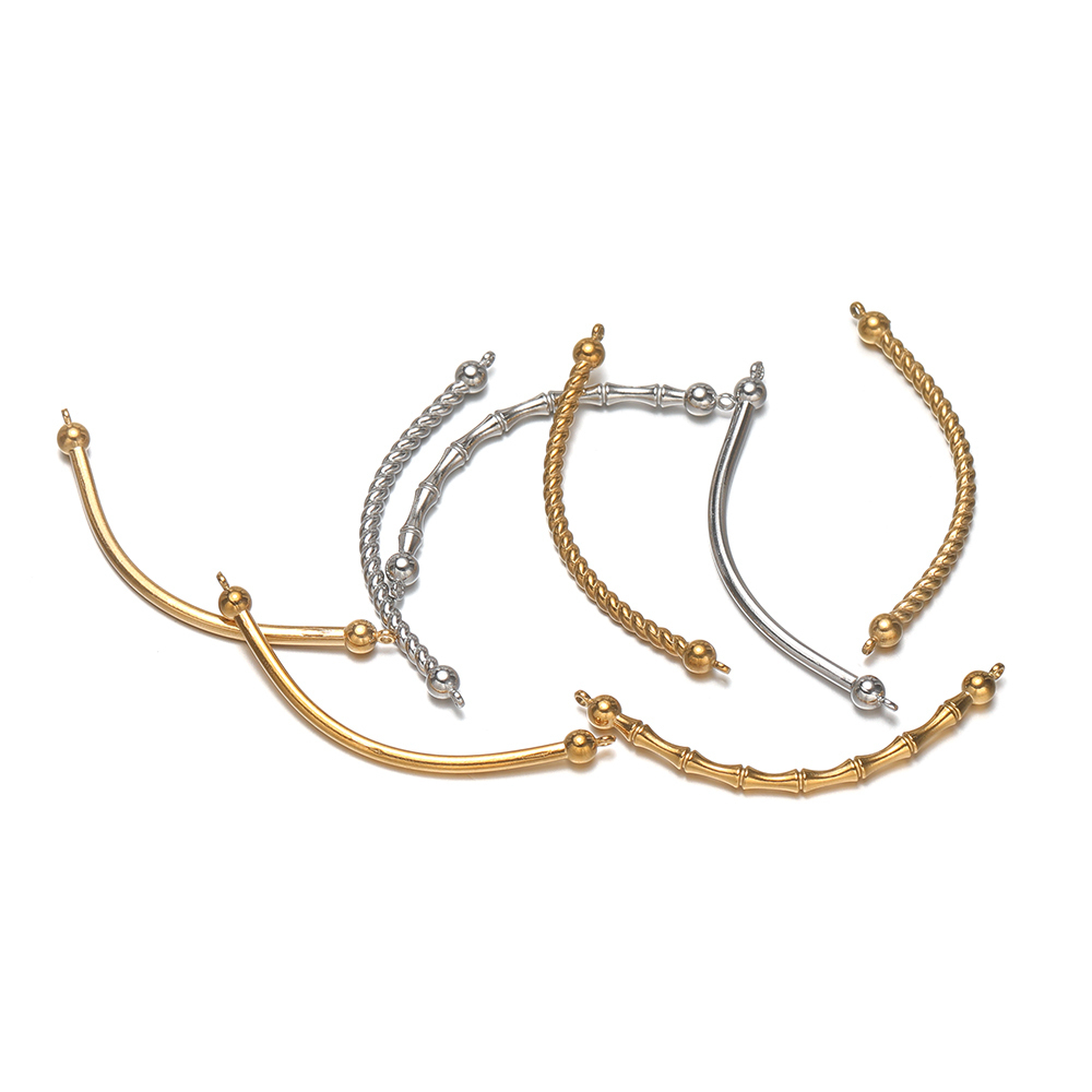 5pcs Stainless Steel Bamboo Cu - Jewelry Making Youtube 评论和价格